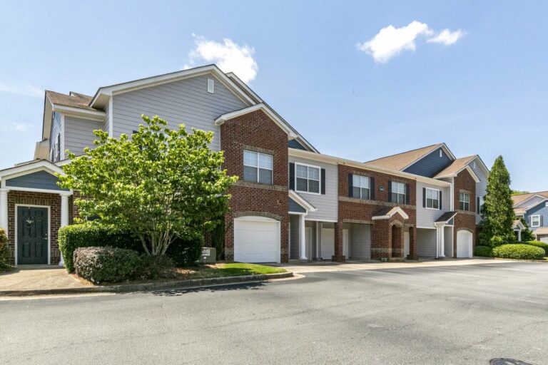 exterior view of two-story apartment building